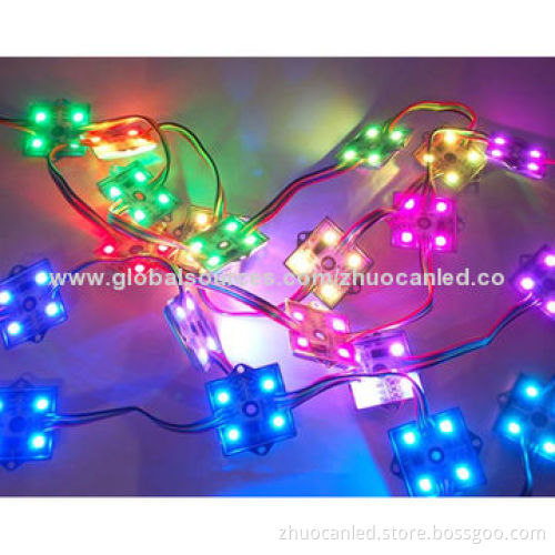 Waterproof 4 LEDs WS2801 Smart Pixel RGB LED Module